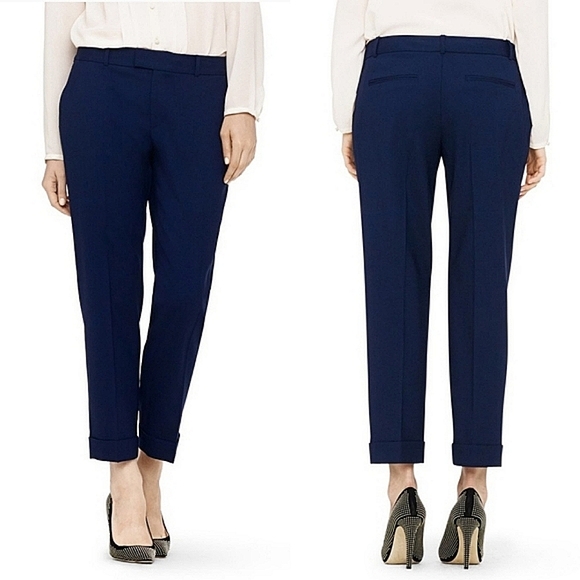 Club Monaco Betia Italian Wool Cropped Pant Size 4 - Picture 1 of 6